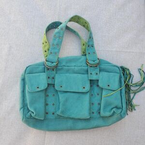 Unbranded Women's Green and Blue Bag